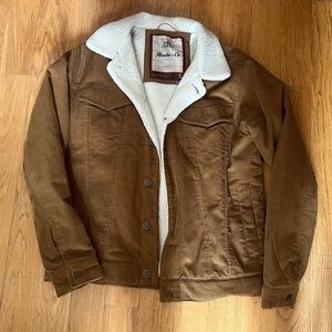 Like New Hawke & Co. Corduroy Sherpa Jacket size small